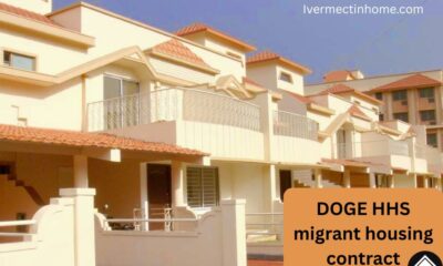 DOGE HHS migrant housing contract